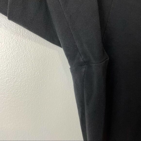 Adidas Solid Black & White Stripped Soft Stretchy Active Leggings size M - Picture 4 of 11